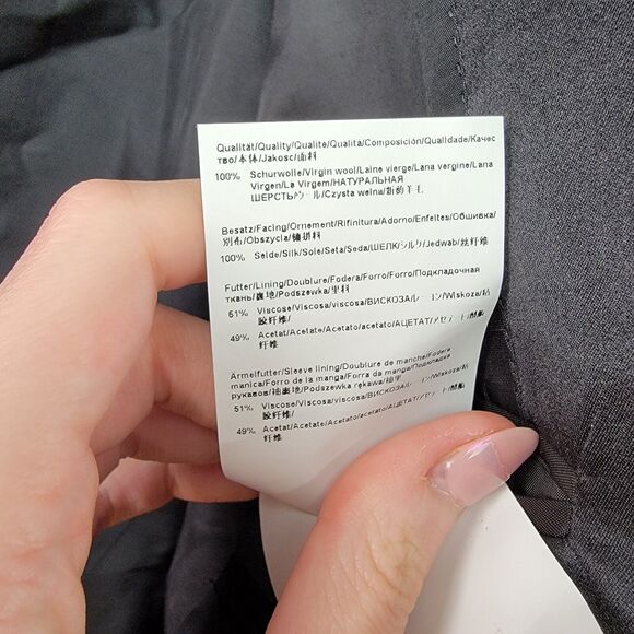 Mens LUXURY HUGO BOSS "HOUSTON/GLORIOUS" WOOL TUXEDO SUIT In BLACK 46R EX-CON - Picture 10 of 12